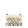 Clutch Moschino Love beige-black